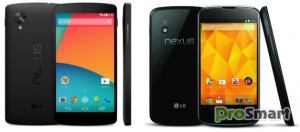 Cравнение Nexus 4 и Nexus 5