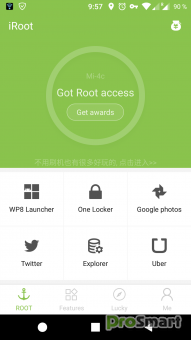 iRoot 1.8.9 PC + 3.4.5 Android