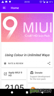 MIUI 9 HD - ICON PACK Patched