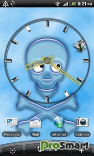 Crazy Skull Clock 1.0.0