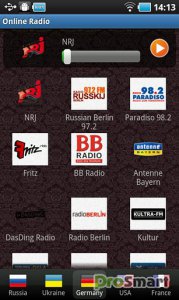 Радио онлайн 170 станций 1.2
