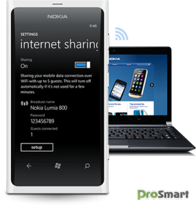 HotSpot для Nokia Lumia 800 и 710