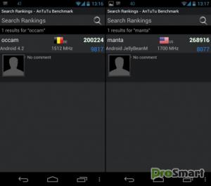 Motorola Occam и Manta под управлением Android 4.2 засветились в бенчмарках