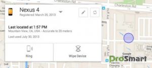 Android Device Manager поможет найти потерянный смартфон