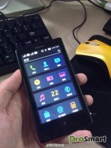 Фотография Nokia Normandy с интерфейсом Android