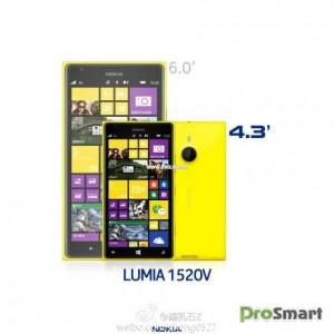 Nokia готовится к выпуску мини-флагмана Lumia 1520V