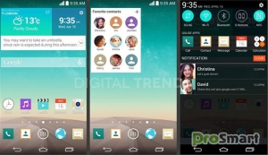 Скриншоты экрана LG G3: новый UI и сервис "консьерж"