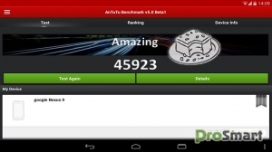Google Nexus 9 прошел тест AnTuTu