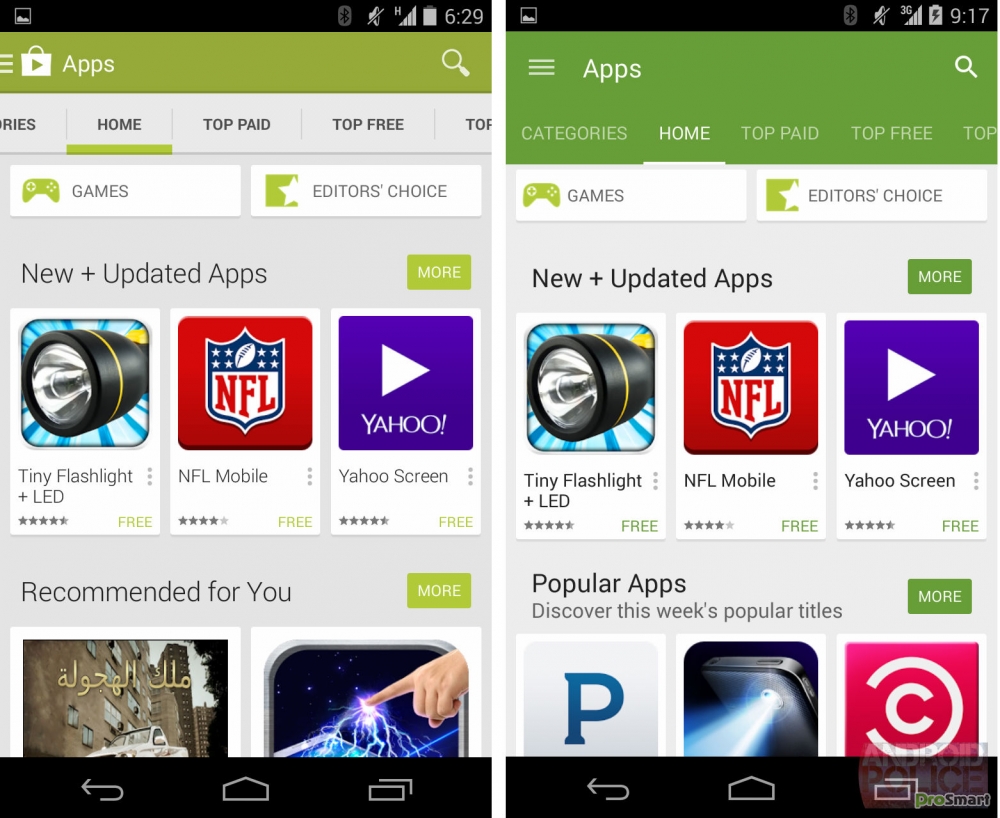 Скриншоты Google Play Маркет 5.0: еще больше Material Design » PS Мир  смартфонов