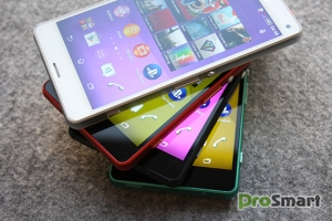 "Живые" фото Sony Xperia Z3 Compact в четырех цветах