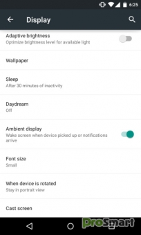 Ambient Display – аналог Moto Display на Android 5.0 Lollipop