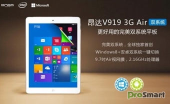 Onda V919 3G Air - клон iPad Air 2 с Android и Windows