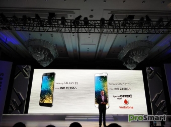 Samsung Galaxy E5 и E7 официально представлены в Индии