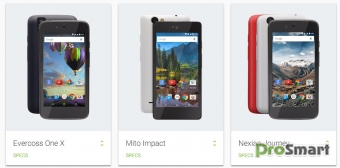 Анонсированы три смартфона с Android 5.1