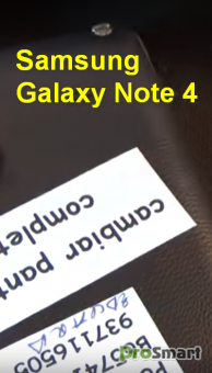 Samsung Galaxy Note 4 - замена дисп. модуля (by Doff)