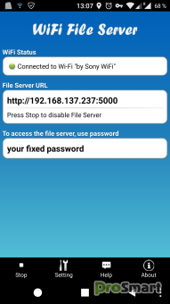 WiFi File Server Professional 1.2.3