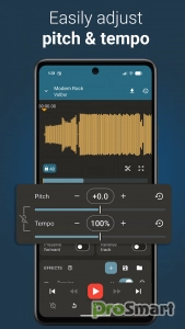 Up Tempo: Pitch, Speed Changer v3.7.0 [Pro] [Altered]