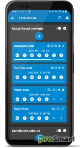Lock Me Out - App/Site Blocker v7.3.0 [Premium] [Mod Extra]